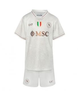 SSC Napoli Maglia Gara Trasferta Repliche 2025-26 Bambino Maniche Corte